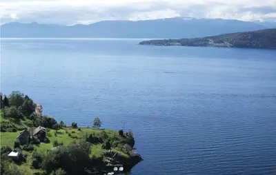 a view of a large body of water at Holiday Home Jondal Torsnes in Jondal