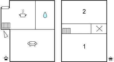 two diagrams showing the phases of a water cycle at Naddvik in Årdalstangen
