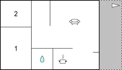 a diagram of the stages of a water cycle at Flåten Hyttegrend in Olden