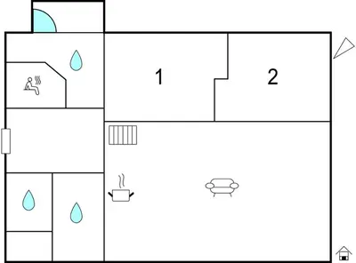a block diagram of a block diagram of a house at Holiday Home Gålå Peer Gyntlia Iii in Gålå