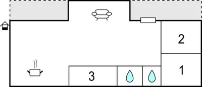 an image of a block diagram of a house at Tallåsen Dagalifjell in Uvdal