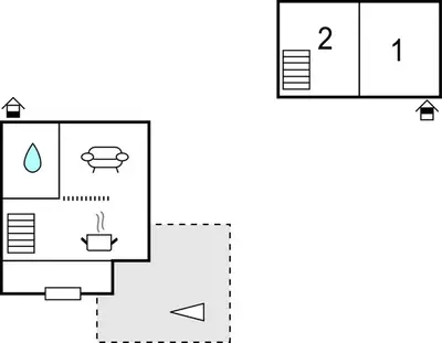 a schematic diagram of the proposed system for a house at Amazing Home In Fonnes With Wifi in Fonnes