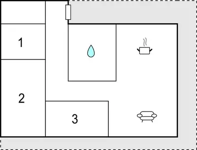 a diagram of a square with the number of electrons at Valvik in Tansøy