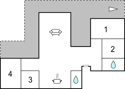 a block diagram of a block diagram of a block reactor at Cozy Home In Sykkylven With Kitchen in Sykkylven