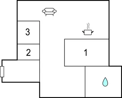 a block diagram of a box with different numbers at Lovely Home In Hemsedal With Wifi in Hemsedal