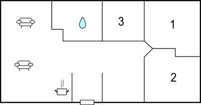 a diagram of a block diagram of a flowchart at Beautiful Home In Flå With Kitchen in Flå