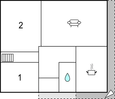 a schematic diagram of the experimental apparatus at Gorgeous Home In Svingvoll With Wifi in Svingvoll