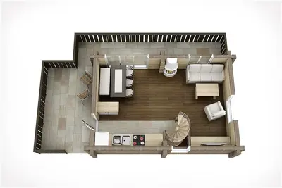 a rendering of a floor plan of a room at Hafjell tømmerhytte 4B in Hafjell