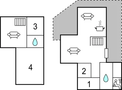 an illustration of a block diagram of afluorescence detector at Beautiful Home In Rauland With Sauna in Rauland
