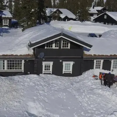 Stor familiehytte på Småsætra