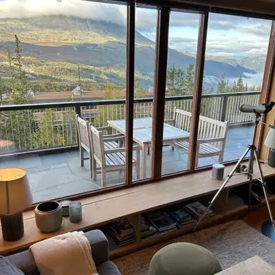 Astonishing Mountain Lodge at the top of Gaustablikk