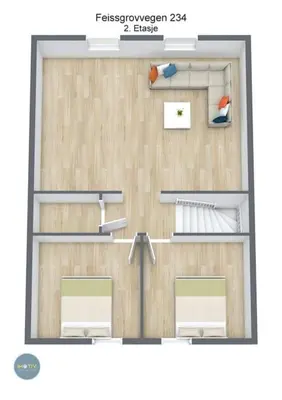 a floor plan of a small room with at Large and luxurious family cabin in Myrkdalen in Helgatun