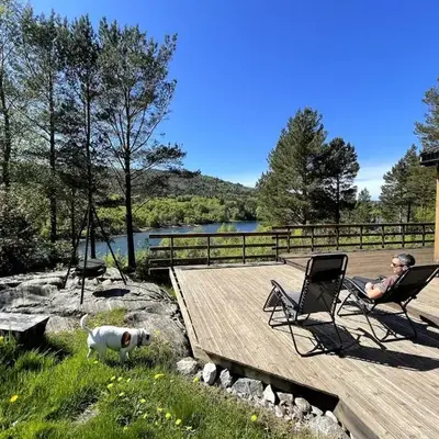 A cottage by the forest with a sea view !