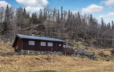 a cabin on the side of a hill at 2 Bedroom Stunning Home In Rauland in Rauland